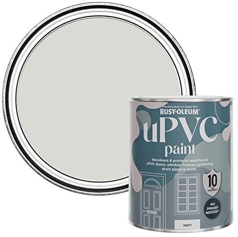Rust-Oleum Grey uPVC Door and Window Paint in Matt Finish - Winter Grey 750ml