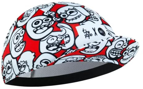Corsehild Cartoon cykelmössa under hjälm cykelsportmössor för unisex cykelmössa, Kartong 24, one size