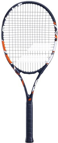 Babolat Evoke Tour besaitet 275g Tennisschläger Schwarz - Orange Griffstärke 2