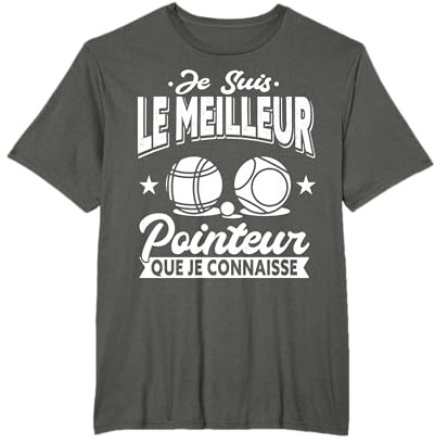 Pétanque Cadeau Humour Boccia Homme Petanque T-Shirt