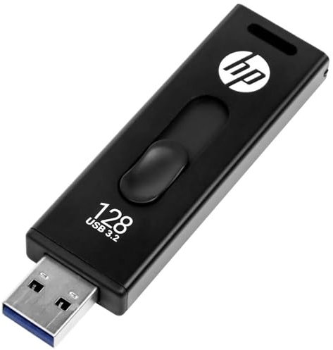 PNY HP x911w USB SSD 3.2 de 128GB, Velocidad de Lectura de 500 MB/s, Velocidad de Escritura de 450 MB/s, diseño Push and Pull