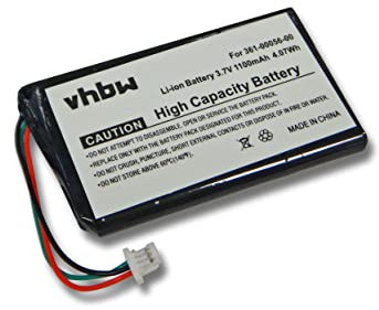 vhbw Akku kompatibel mit Garmin Camper 770 LMT-D GPS Navigation Navi (1100mAh, 3,7V, Li-Ion)