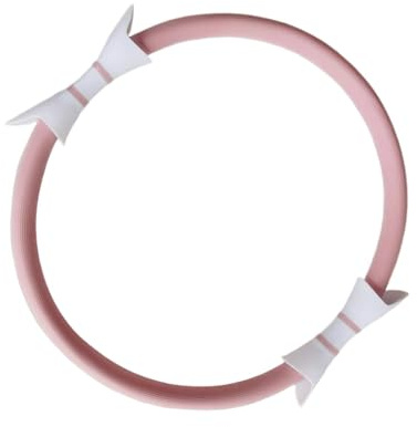 Pilates-ring för kvinnor - 38 cm lätt träningsring med motstånd och dubbla handtag | träningsenhet för yoga, muskelhärdning och helkroppsträning