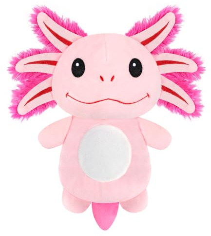 SuzziPad Axolotl Microwavable Heating Pad Plush, 6.8 X 10.6