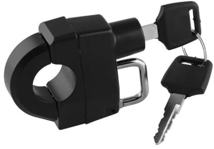 Amosfun Candado Antirrobo Portátil para Moto Candado Llave Resistente Fácil Instalar