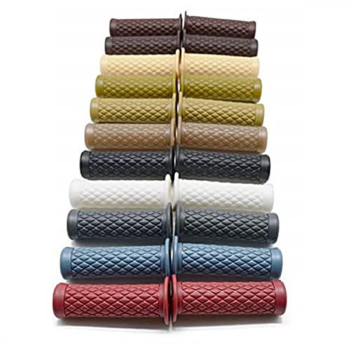 25Mm Motorrad-Handlebar Hand Grip Black Cafe Racer Bubber Clubman Custom For Honda/Harley - Braun