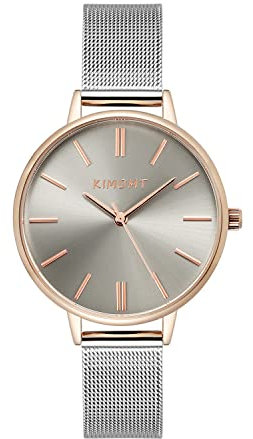 KIMOMT Damenuhren Lederband Luxus Quarzuhren wasserdichte Mode Kreative Armbanduhr für Damen Mädchen Damen