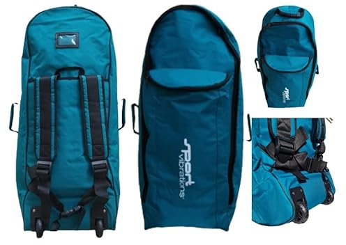 Sport Vibrations® SUP Rucksack Wheelbag mit XXL-Rollen extra Außenfach & Tragegurtsystem