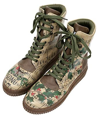 DOGO Vegane Damen Future Boots Stiefeletten - Your Voice is Like A Song to Me 39