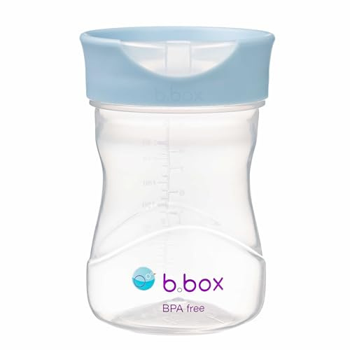 b.box Trinklernbecher - Free-Flow-Öffnung, Übergang von Schnabeltasse zu Trinkbecher Kinder - BPA-frei, für Spülmaschine | Ab 12 M | 240 ml