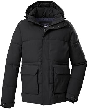 G.I.G.A. DX Uomo Giacca trapuntata/funzionale in piuma d'oca con cappuccio senza zip GW 26 MN QLTD JCKT, schwarz, M, 43518-000
