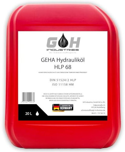 20 L Hydrauliköl HLP 68 ISO VG 68 nach DIN 51524/2 ISO 11158 HM Kanister 20 Liter