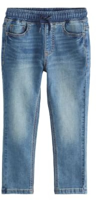 NEXT Garçon Jean Stretch Standard à Taille élastique Bleu Moyen Vintage 5 Ans