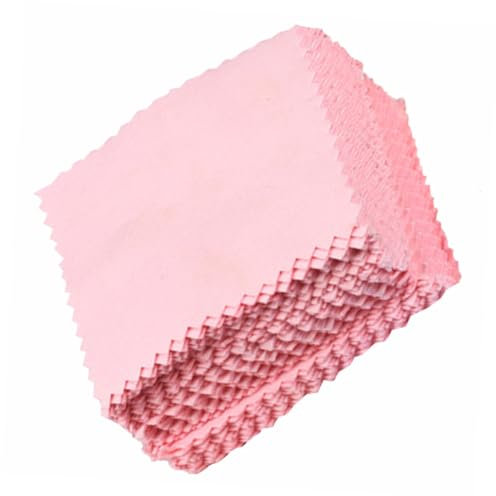 FRCOLOR 50pièces Lot De Chiffons De Nettoyage Pour Bijoux Résistants Et Lavables Pour Montres Et Téléphones