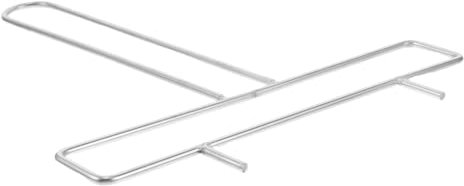 POPETPOP Support de Grillade Inoxydable pour Poulet Côtelettes Accessoire de Barbecue pour Rôtir Fumer Outil de Cuisine Multifonctionnel