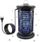 LED ATOMANT Lampara antimosquitos 3W, Luz UVA, Cobertura 16 m², Segura para Niños, Colgable, con Bandeja Extraible, Elimina Insectos en Interior y Exterior