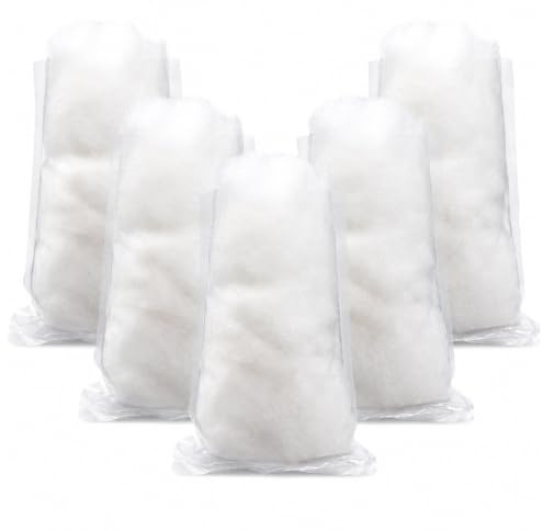 WYRGQIQN Neve Artificiale per Natale 5 Sacchetti, Neve Sintetica Soffice per Paesaggi Invernali, Alberi di Natale e Decorazioni Festive, Ideale per Interni e Feste
