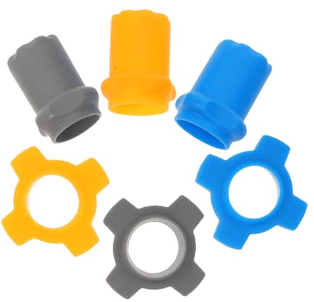 TOYANDONA 3 Uppsättningar Mikrofonfodral med Hörn Antihalkringar Silikonskydd för Trådlös Handmikrofon med Ergonomisk Svans Passar Scenframträdanden Ktv Studio och Tal
