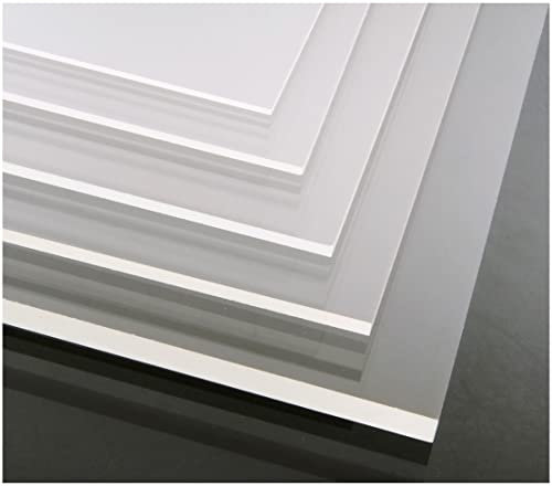 ByMoris Cristal acrílico 90 x 120 cm (900 x 1200 mm – 2 mm) tamaño/grosor a elegir – Corte a medida – Placa de plástico – Disco – Transparente – Brillante