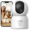 ZOSI C518 2K 3MP Pan/Tilt Security Camera,360° Views Baby/Pet Dog Monitor,2.4G/5G Dual-Band WiFi Indoor Cam with App,Smart Person Detection,2 Way Aud,Cloud & SD Card Storage,Works with Alexa
