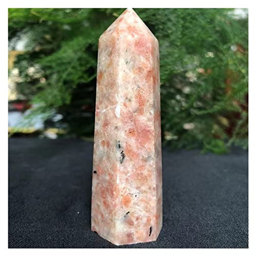 NWPNLXEA Decorazione in Piedi in Piedi for Ufficio in casa e Quarzo in Pietra di Sole di Cristallo Naturale Decorazione della Stanza (Color : One Size, Size : 5-7cm)