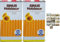 2x 5L SINUS Holzlasur KIEFER + 1x Bildmagnet! Holzfarbe für optimalen Holzschutz Lasur Farbe braun für Holz-Zäune, 2x 5 L Holzschutzlasur Wetterfest für Außen & Innen, ähnl. Holzlack 10L 10 Liter