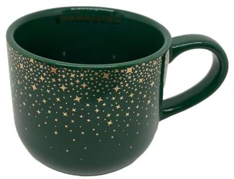 STARBUCKS Limited Edition Festive Hoidays Christmas Coffee Mug (Green)