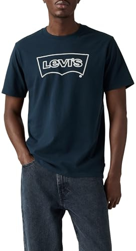 Levi's Graphic Crewneck Tee Ssnl BW Rope Navy B, Tbd11, M