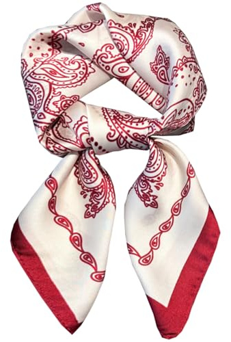 Satin Bandana Headscarf for Women Silky Hair Scarves for Fashion Lightweight-27