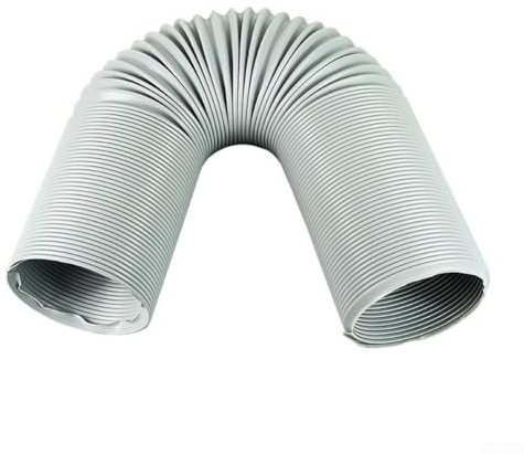 Honseadek Dryers 0717m - Manguera de escape extensible gris de 100 mm de diámetro, flexible, curvatura de 360 grados, ventilación de plástico ajustable para aire y conducto (HSE420H)