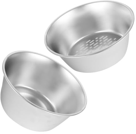 Veemoon Passoire en Acier Inoxydable 16,5 Cm, Mini Panier D'égouttage Multifonction pour Fruits et Légumes, Égouttoir Cuisine Résistant et Facile à Nettoyer, Usage Quotidien et Camping