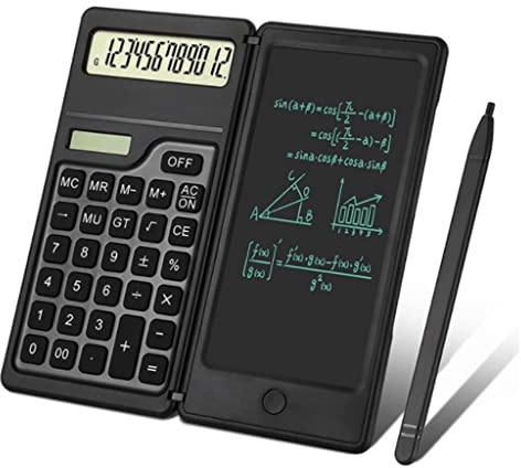 Calcolatori Funzione standard a 12 cifre calcolatori desktop con tavoletta di scrittura solare e batteria doppia potenza