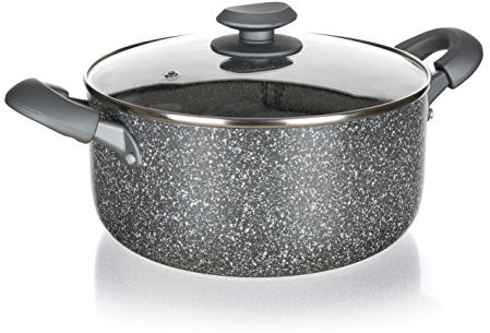 Banquet pressé Cocotte, Aluminium, Gris, Granite, 21.5 x 30.5 x 12 cm