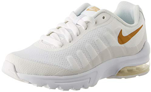 Nike Nike Air Max Invigor (gs), Boy's Training Shoes, Multicolour (White/Metallic Gold 100), 5 UK (38 EU)