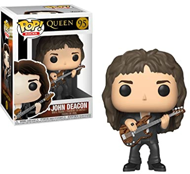 Funko Pop! Vinyl: Rocks: Queen: John Deacon - Vinyl-Sammelfigur - Geschenkidee - Offizielle Handelswaren - Spielzeug Für Kinder und Erwachsene - Music Fans - Modellfigur Für Sammler und Display