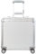 ALUMAXX 45172 Businesstrolley Gemini, Rollkoffer Aluminium, Reisekoffer mit Overnight Fach, Trolley mit 4 Leichtlaufdoppelrollen 360°, Silber, 42,5 x 40 x 21 cm