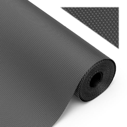 Alfombrilla para cajones de 45 x 500 cm, de Eva Shelf Liner, para cajones de cocina, revestimientos para frigoríficos, impermeables y duraderos, manteles individuales para armarios de cocina