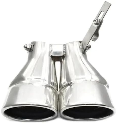 SQOFJDF Silenziatore Modifica del Tubo di Scarico Dell'auto, Ugello del Tubo Finale del Silenziatore per Mercedes per Benz W203, Vecchia Classe C C200 Punta Scarico
