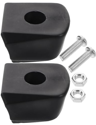 MUSISALY 2 Pezzi Blocchi Freno Pattini Rotelle in Gomma Antiscivolo Pastiglie Freno Inline Skate per Controllo velocità e Sicurezza Sostituzione Facile per Pattinaggio Quad e Inline