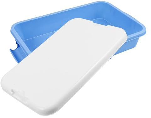 Toddmomy Portable Sandbox Case for Sensory Play Tray Covered Sandbox Box Lid for Boys and Girls Classroom Craft Organizers