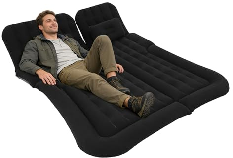 Matelas Gonflable Voiture Arriere Avec Pompe à Air Pour Voyage Camping