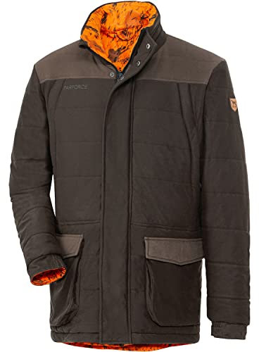 Parforce Winter-Wendejacke Sphere Signalorange/Braun, S