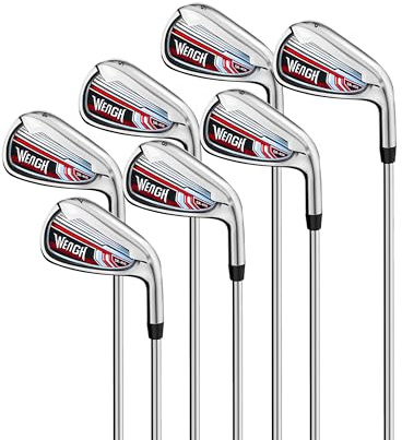 WENGH Golf Iron Set 7pcs (4 5 6 7 8 9 PW)– High Performance Golf Irons for Men Right Handed