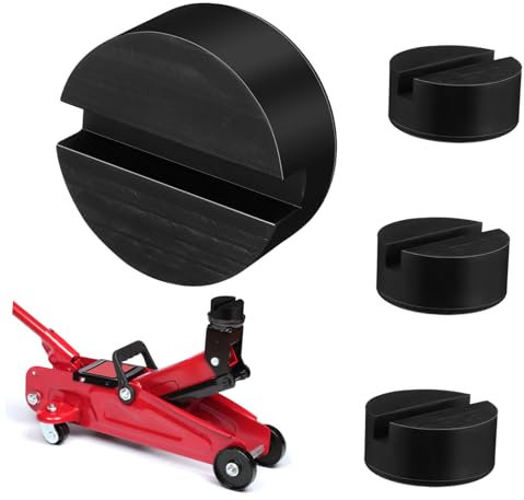 TOKIDNY Wagenheber Pads Wagenheberauflagen 4er Set Gummiauflage Für Wagenheber Jack Support Rubber Pad Für Autos Und Wohnmobile Gummiblöcke Für Kratzschutz Und Stabilität Pinch Weld Jack Pad