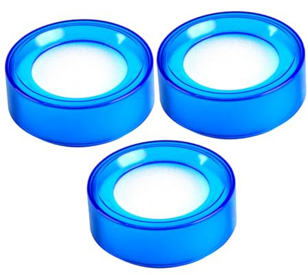 Yardwe 1 Satz Geldzählende Handfeuchte Vorrichtung Abflussrohrfilter Nippelmilchflaschen Büroschwamm Membranschale Fingerbefeuchter Zum Umgang Mit Papier Bankzählschwamm Plastik Blue 3st