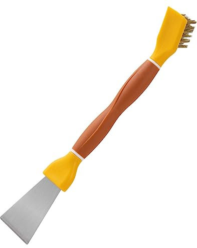 Anneome Cepillo Limpio Vitrocerámica Doble Cabeza Acero Inoxidable Resistente Utensilio Cocina Cepillo Fregadero Multiuso Práctico Para Estufa Potente Limpieza