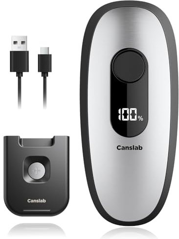 Canslab IRON Akku Elektrischer Dosenöffner LED-Anzeige, Edelstahl