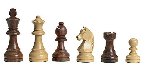 DGT Elektronische zeitlose Schachfiguren aus Holz - Brettspiel - ab 8 Jahren