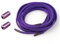 Polly Online Elastic No Tie Shoelaces with Metal Buckes One Size Fits All Adult and Kids Shoes (Purple)
