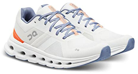 On Running Herren Cloudrunner Sneaker, Undyed-White Flame, 44.5 EU